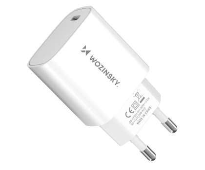 Ładowarka i akumulator Wozinsky Ładowarka sieciowa 20W USB-C biała WGWCCW